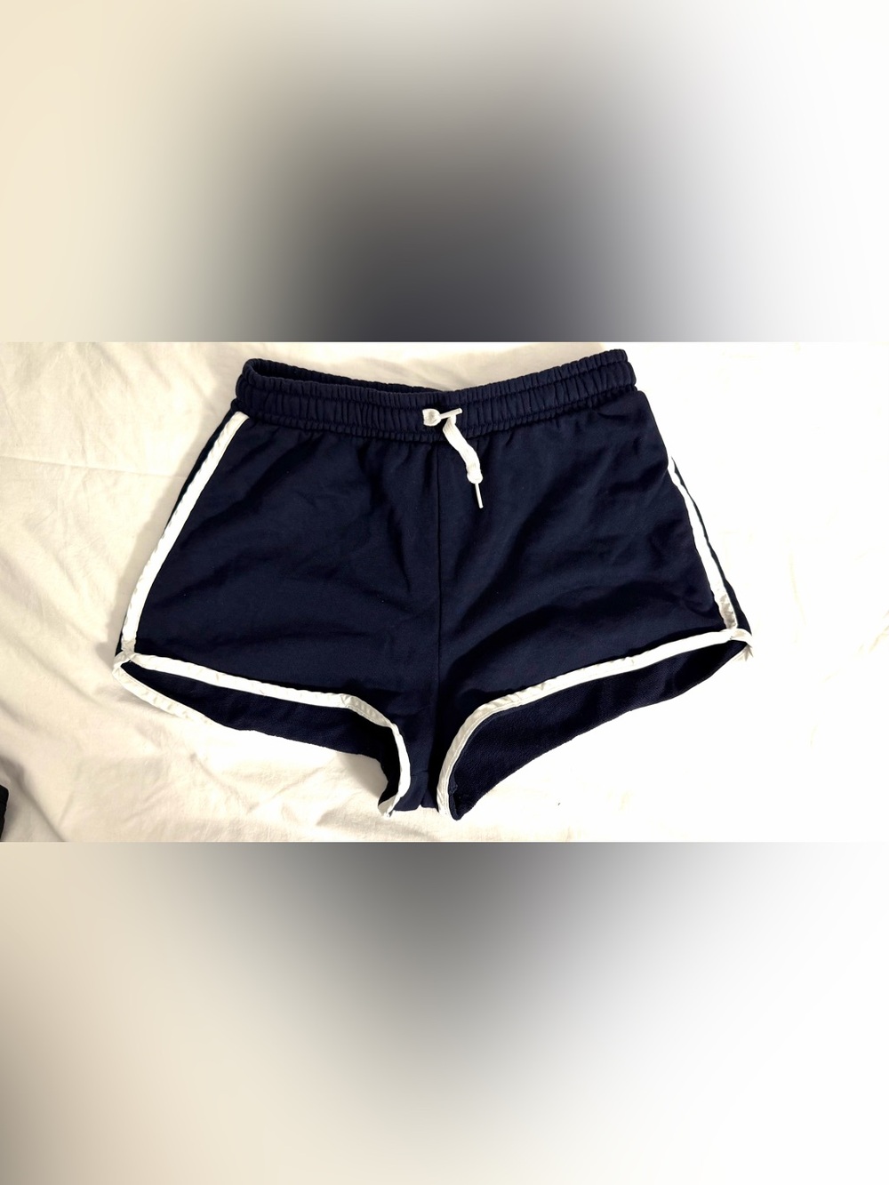 GAP Navy Athletic Shorts with White Piping Kids XXL